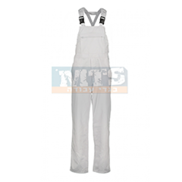 סרבל עבודה גנן בצבע לבן