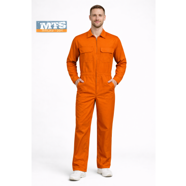 סרבל עבודה שלם צבע כתום